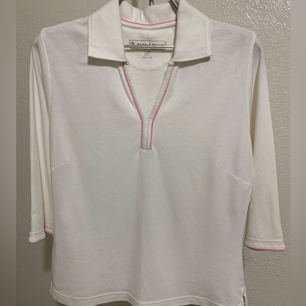 Pebble Beach Golf Shirt Sz M